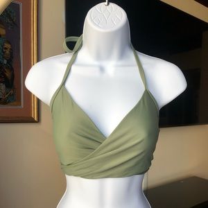 COPY - Aerie wrap bikini swimsuit top